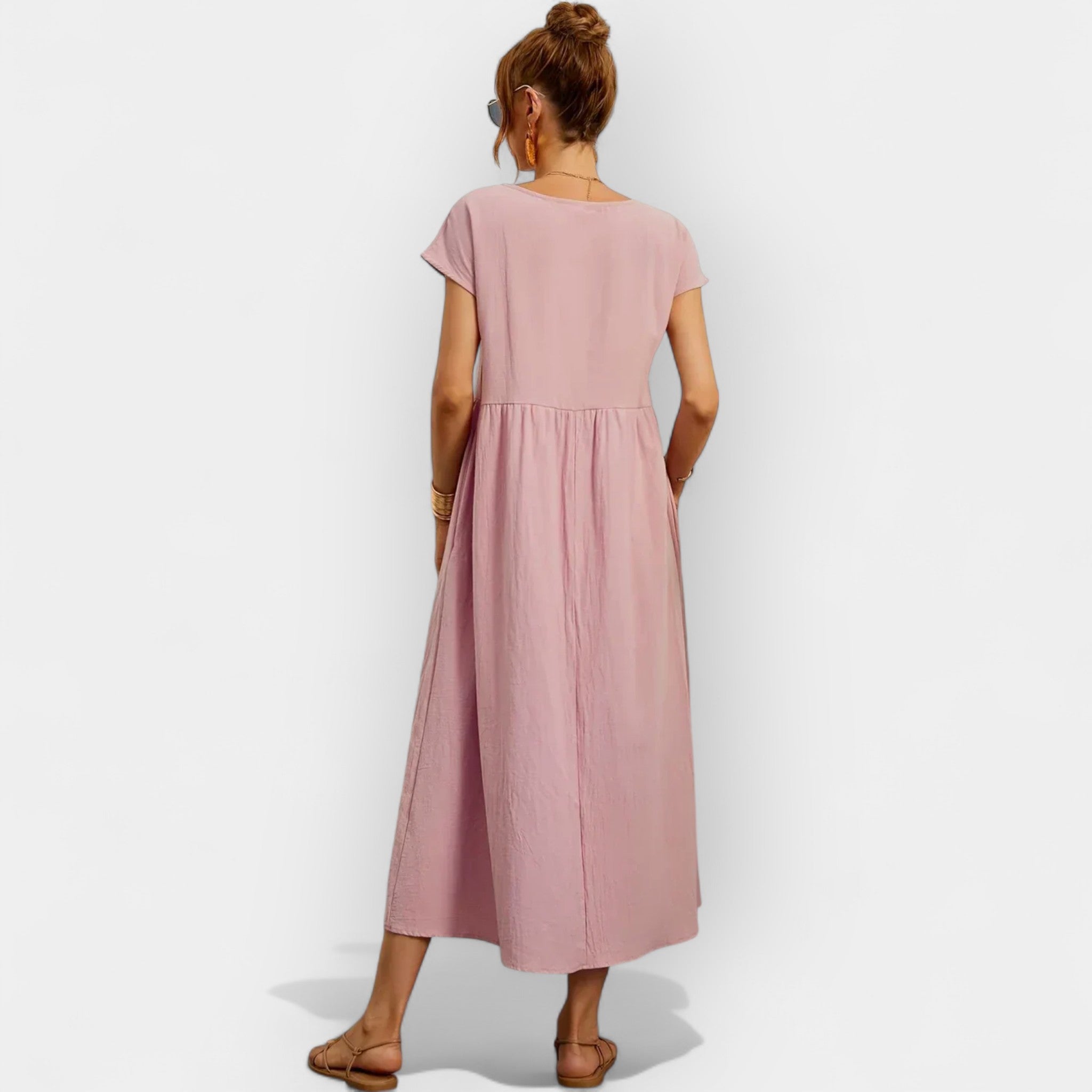 Light Cotton Dress with Pockets
