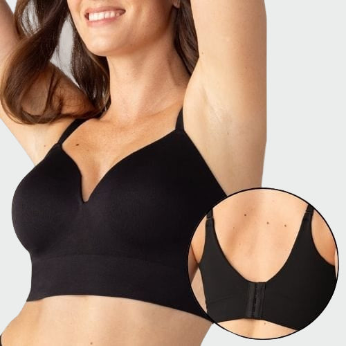 Wire-free shaping bra
