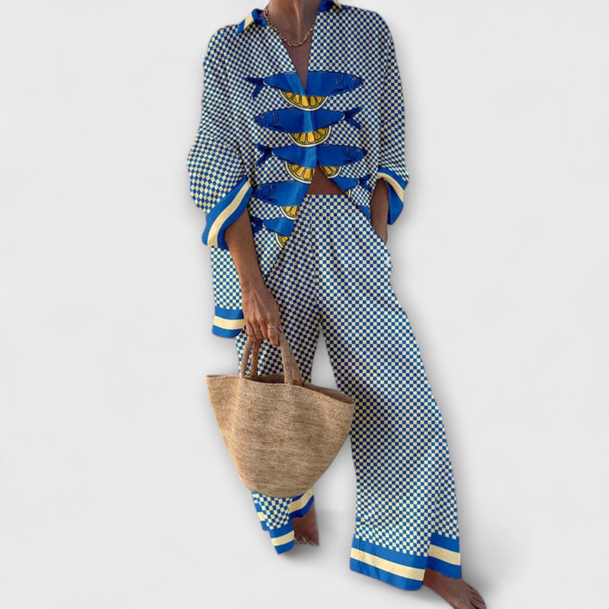 Trivela – Jacket with Lemon Print