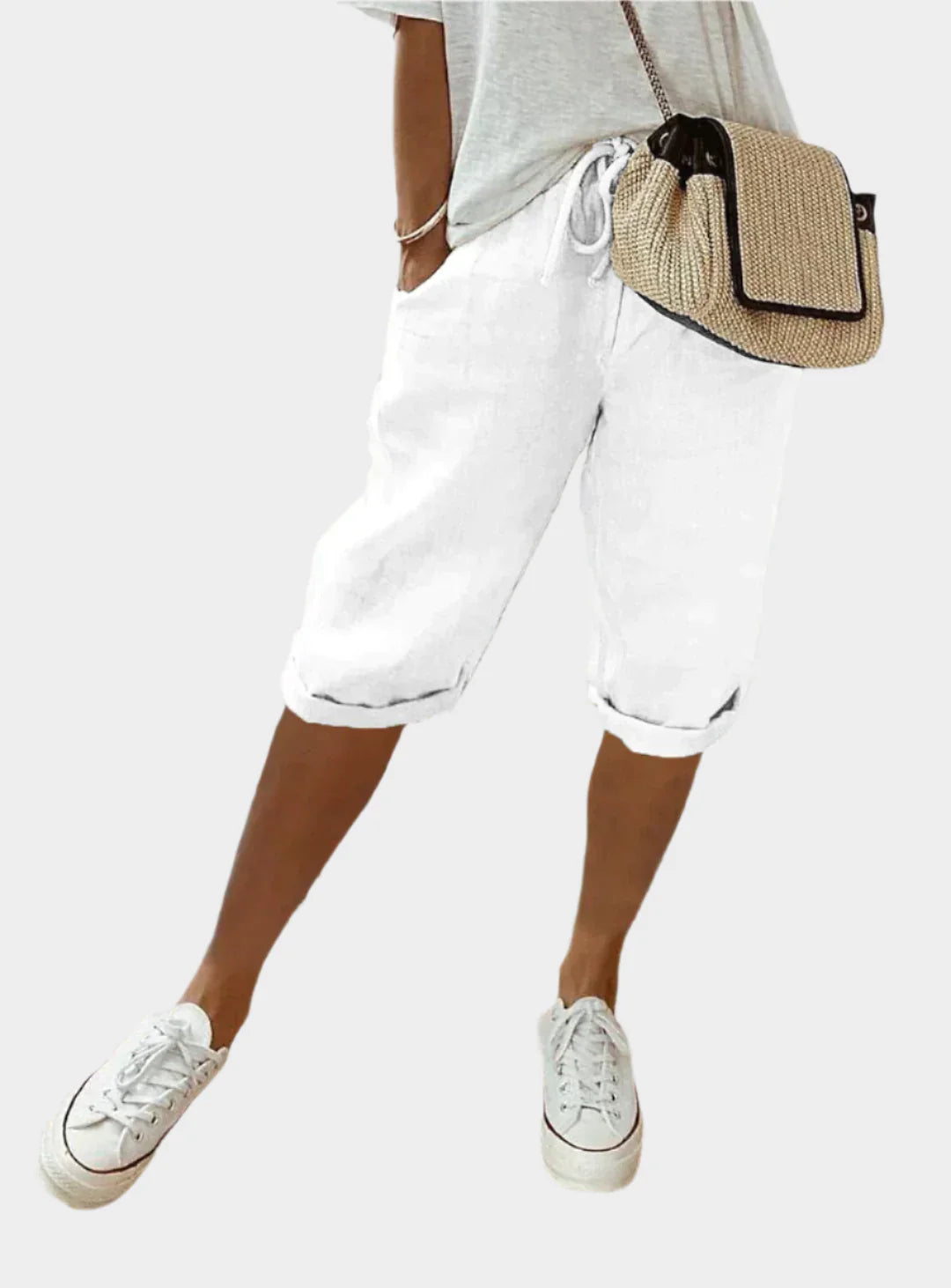 Elegant Women's Linen Trousers