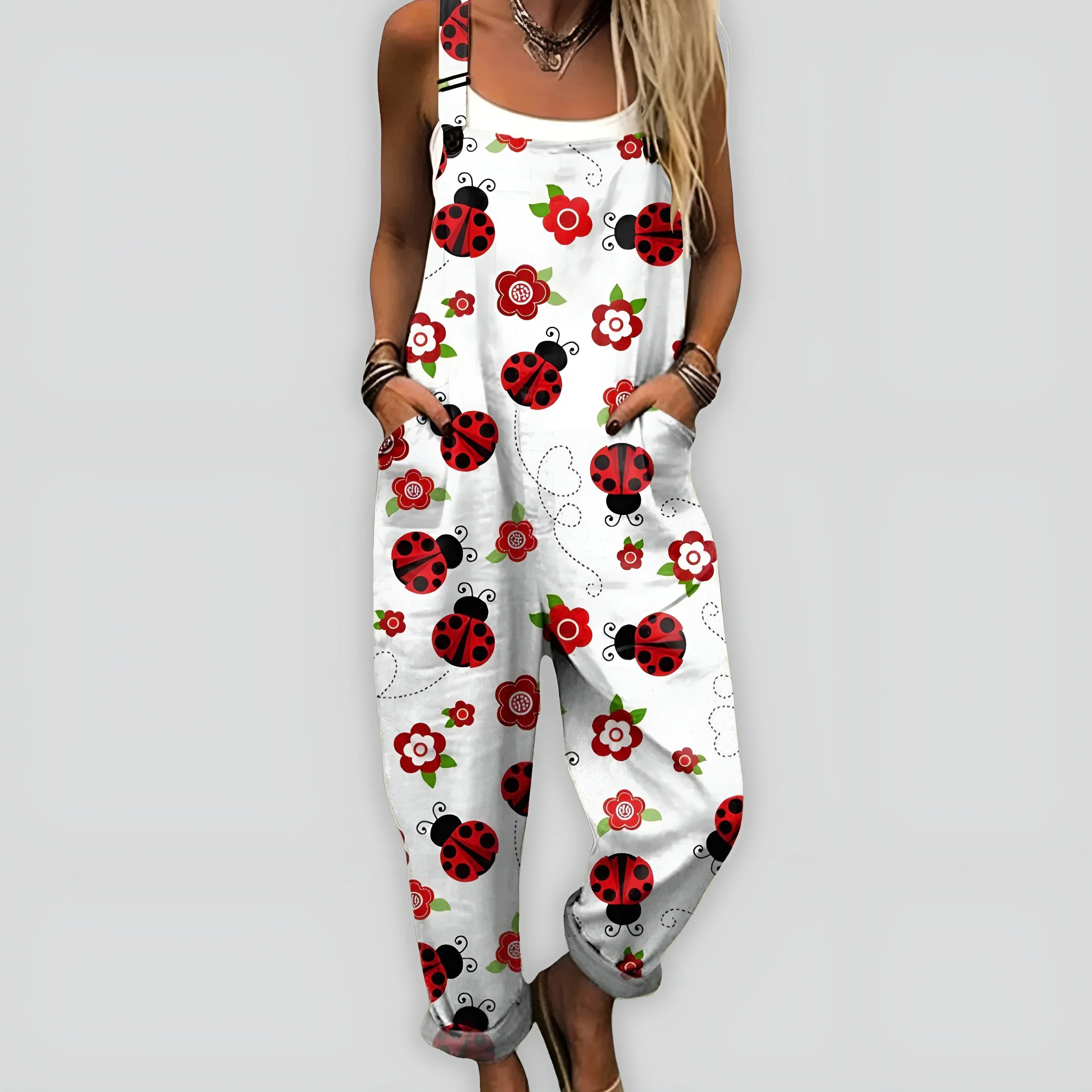 Comfortable and Stylish Overall Jumpsuit with Relaxed Fit