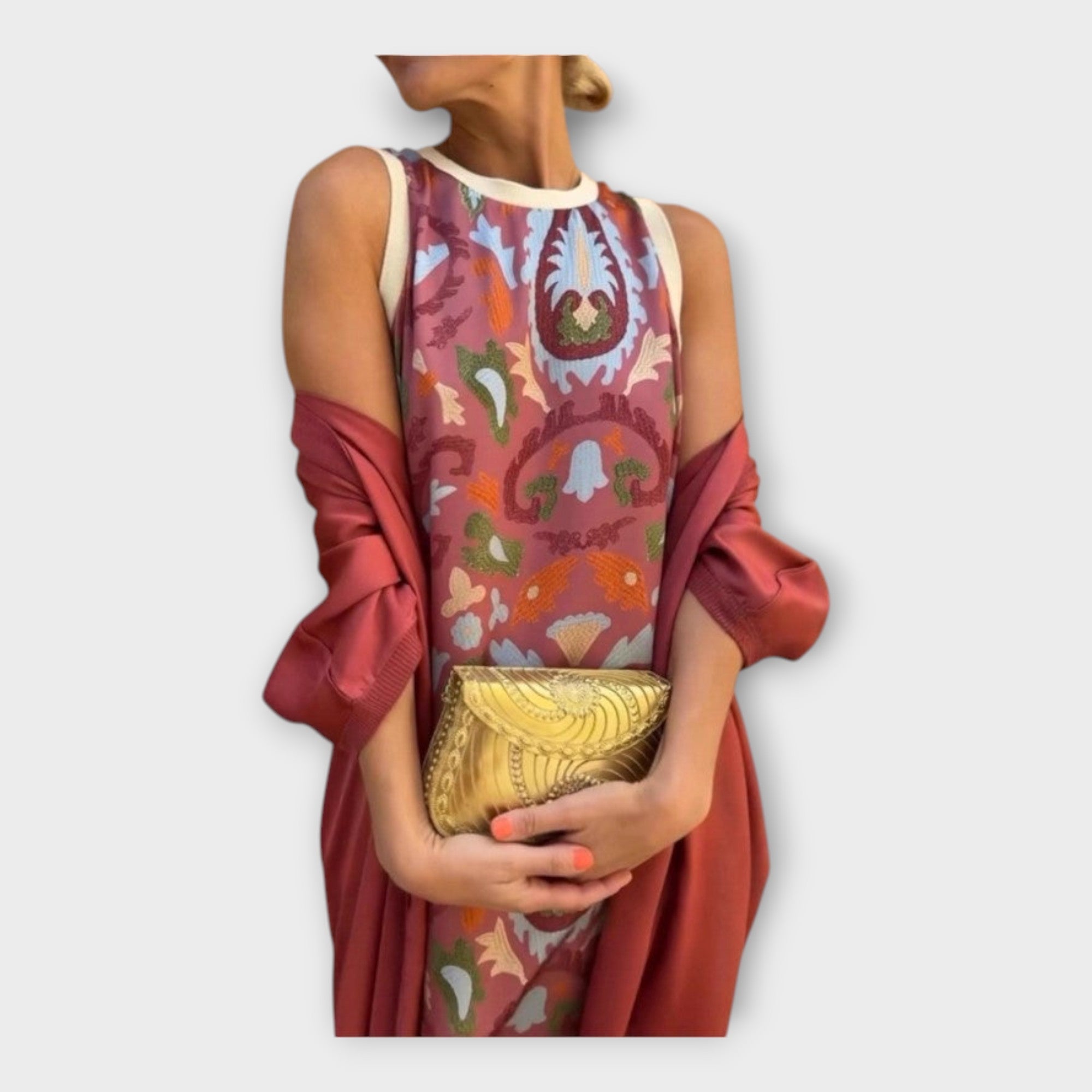 Elegant Dress with Impressive Patterns