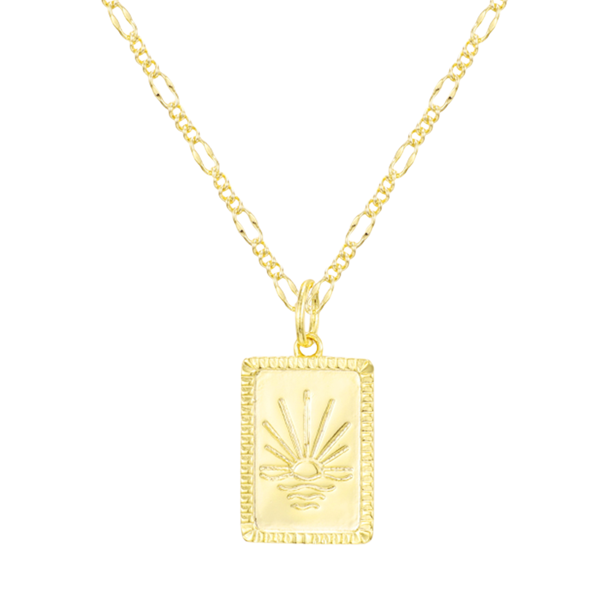 Sun Design Necklace