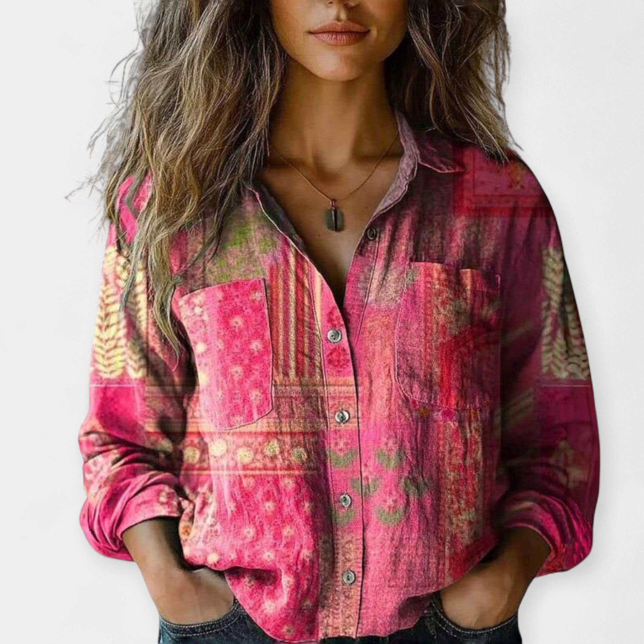 Vintage Blouse with Pattern