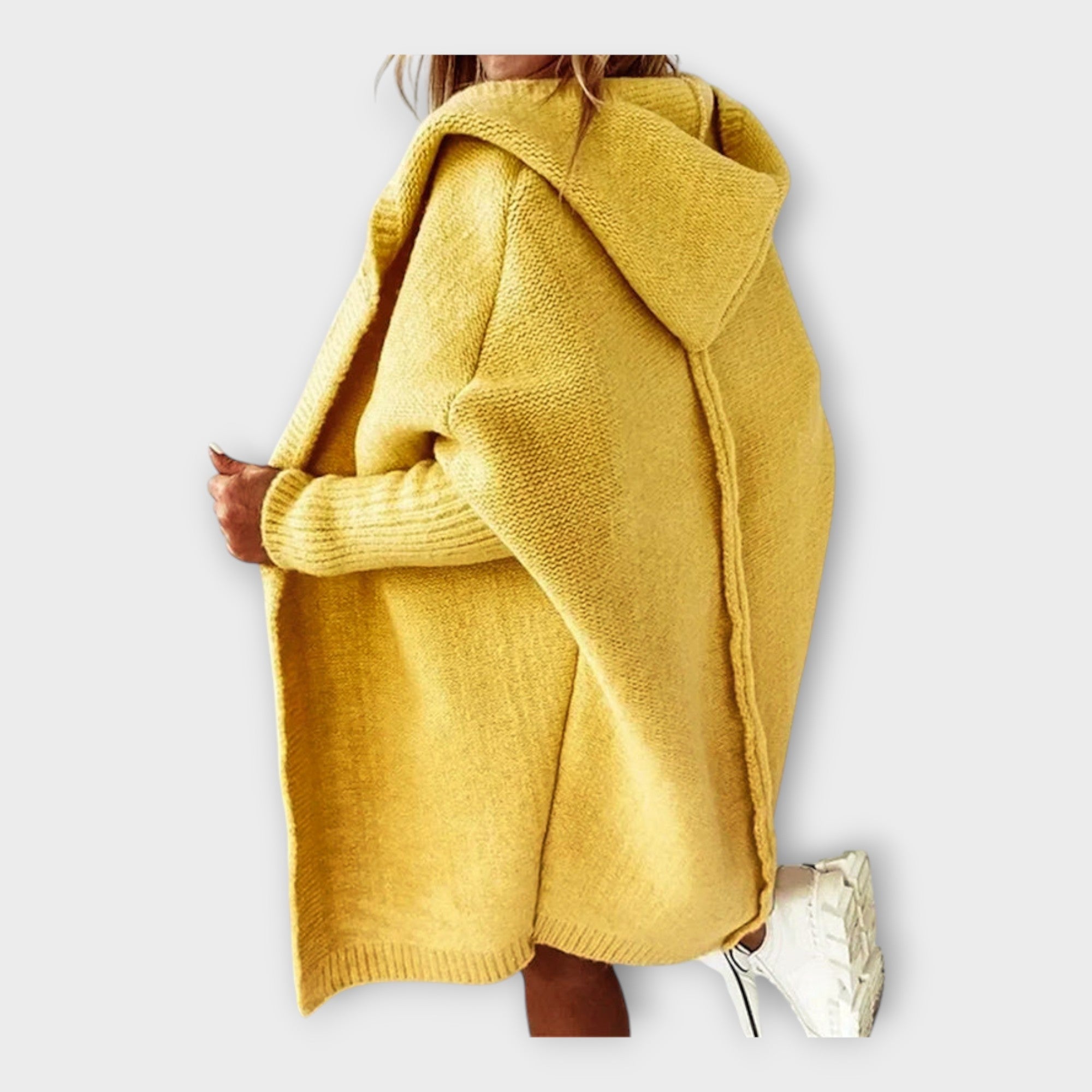 Knitted Hoodie Cardigan