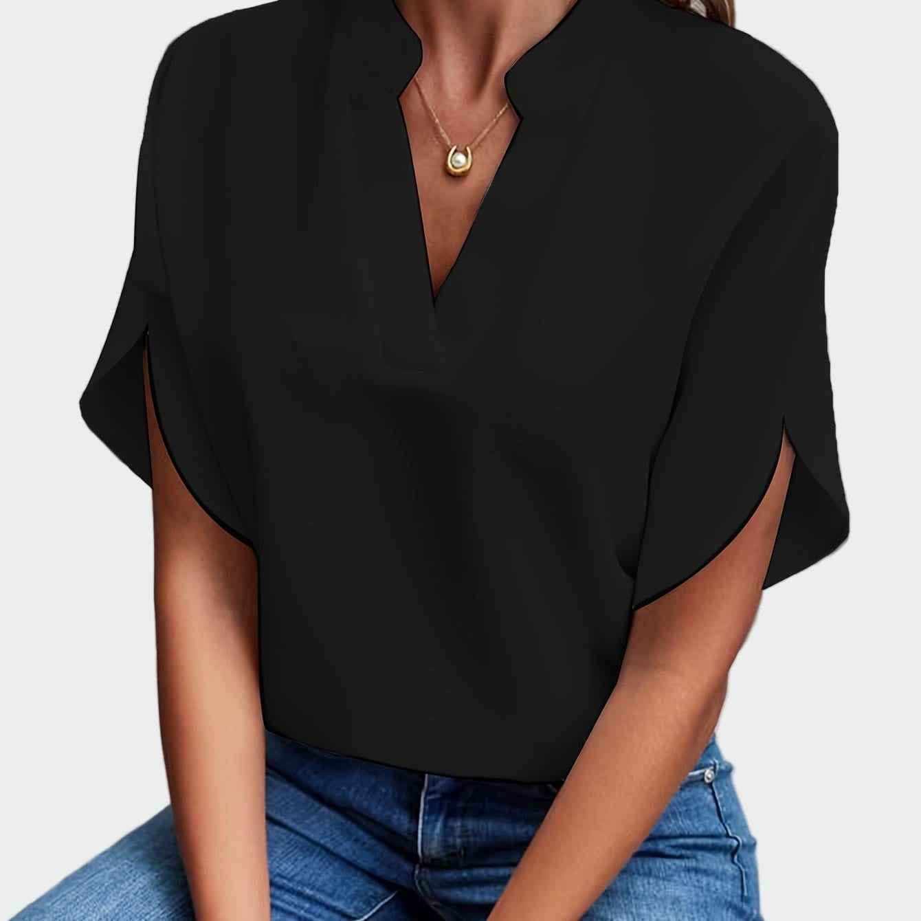 Draped Design Blouse