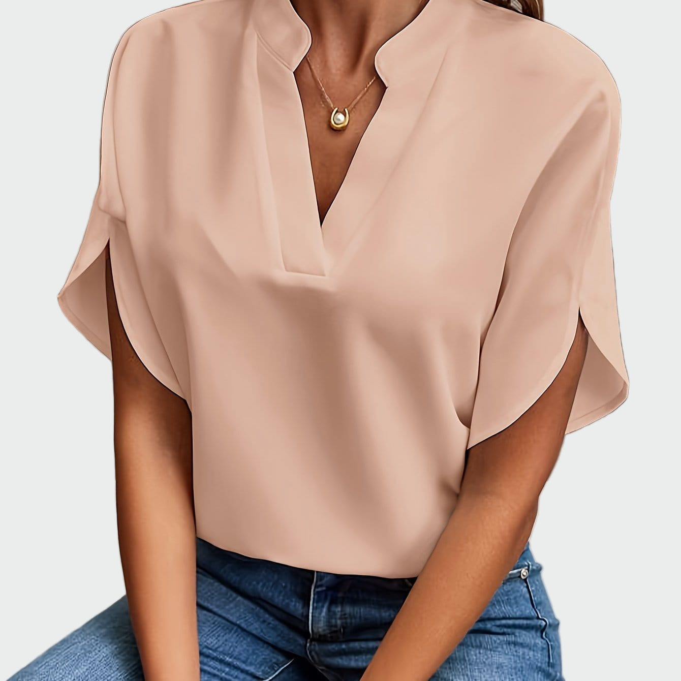 Draped Design Blouse