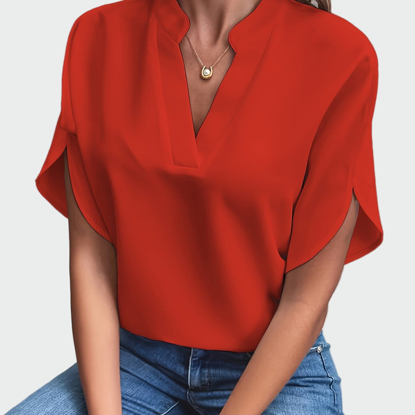 Draped Design Blouse