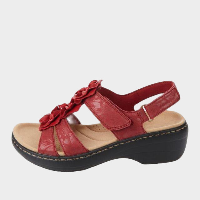 Burgundy Sandals – Orthopaedic