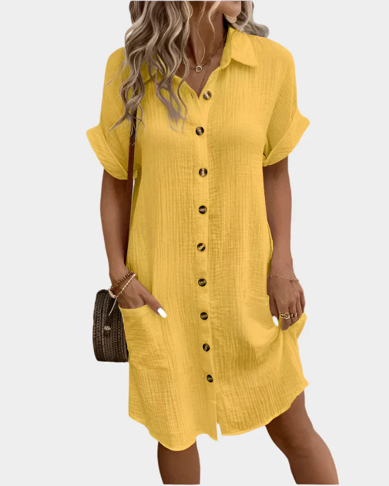 Women's Cotton and Linen Dress