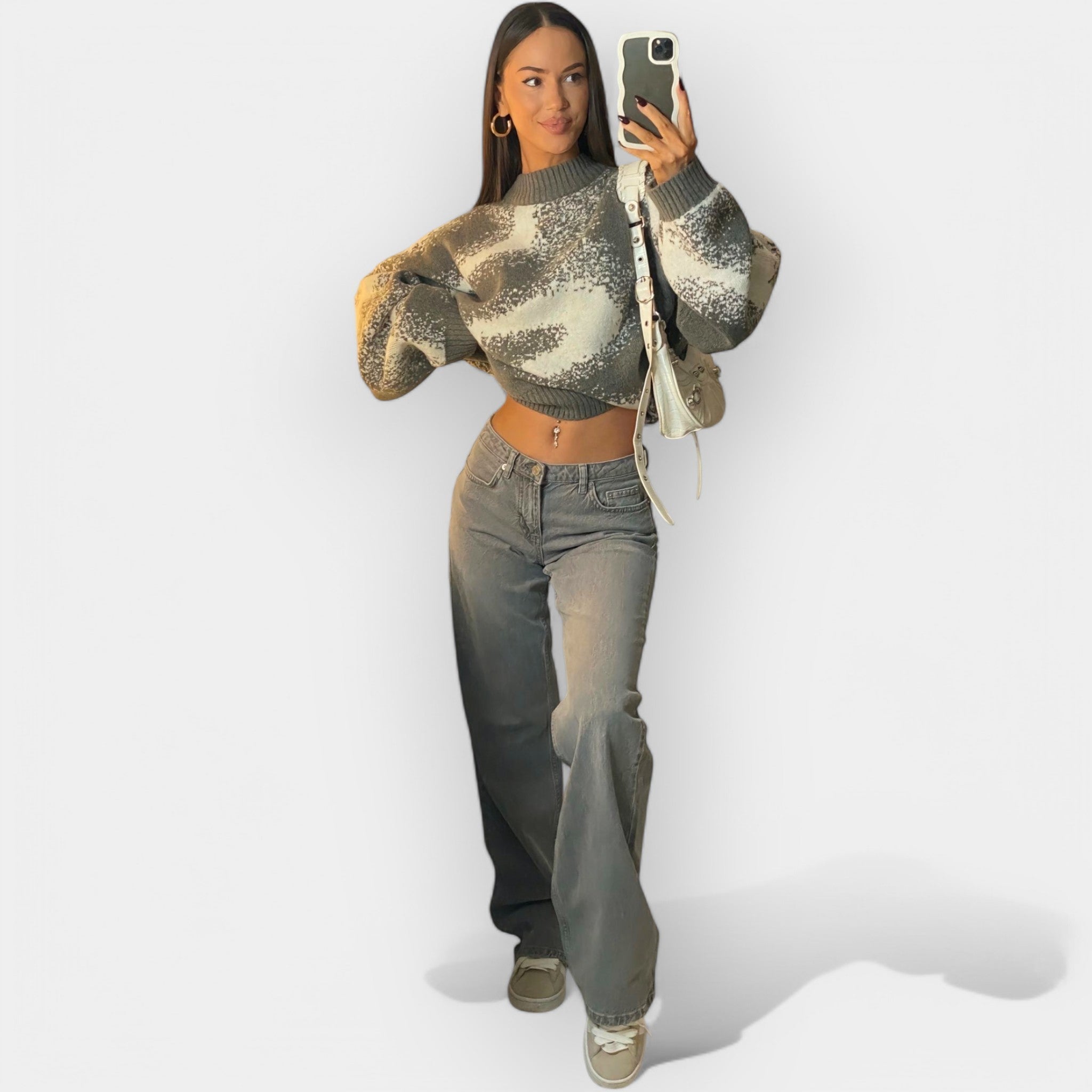 Low-rise Denim Trousers