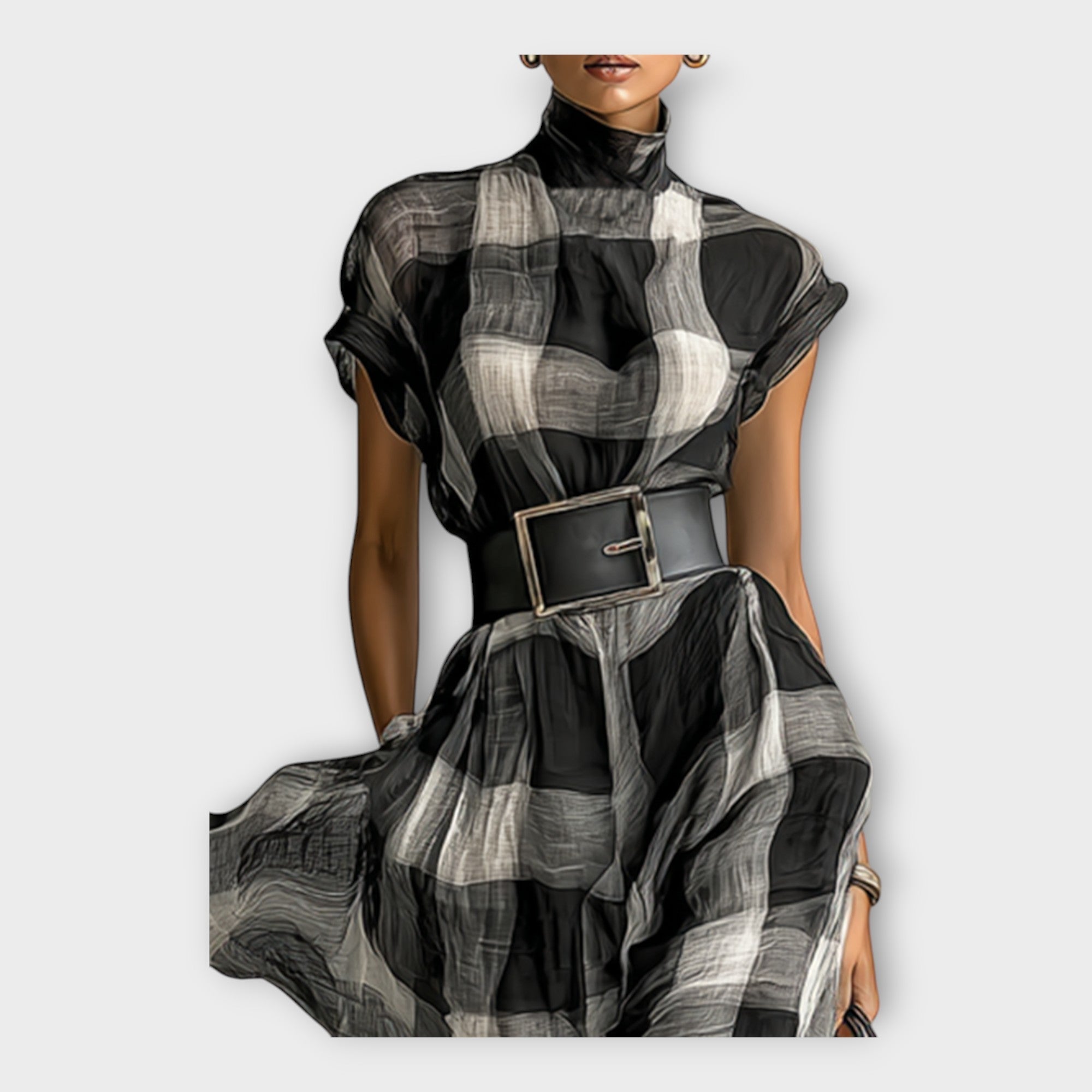 Dress with Refined Flow and Elegance