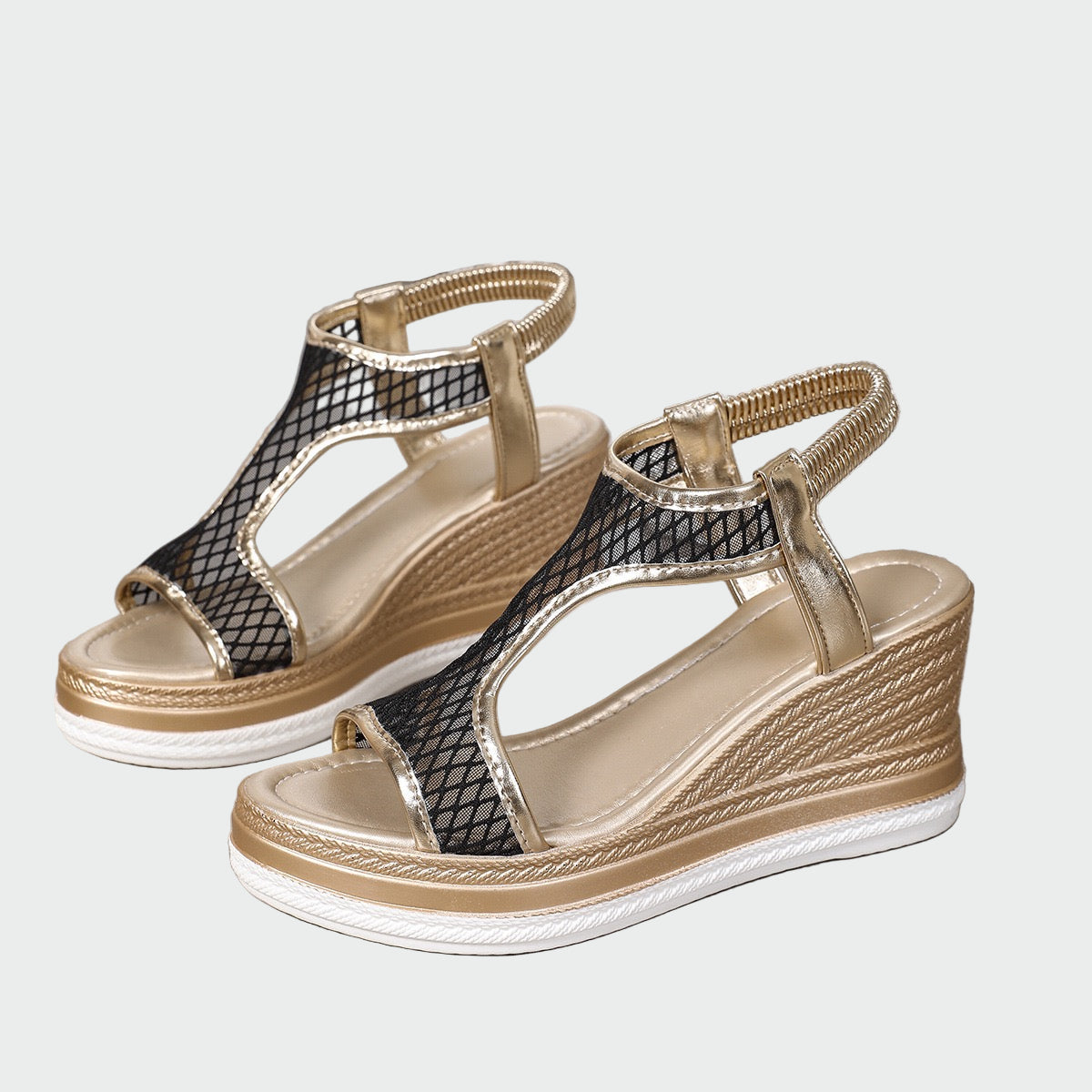 Elegant Women's Orthopaedic Slip-On Sandals with Platform