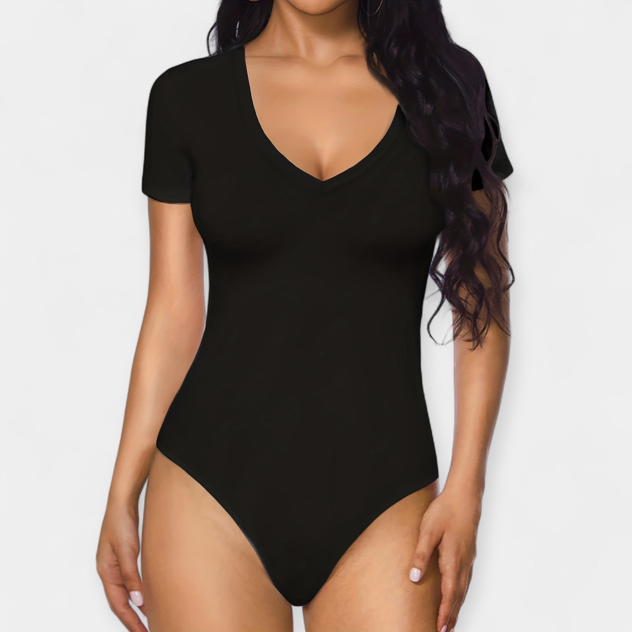 Summer V-Neck Bodysuit