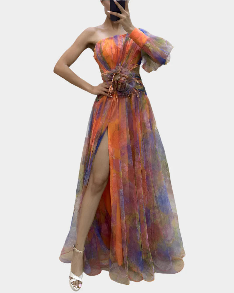 Romantic Dress with Split