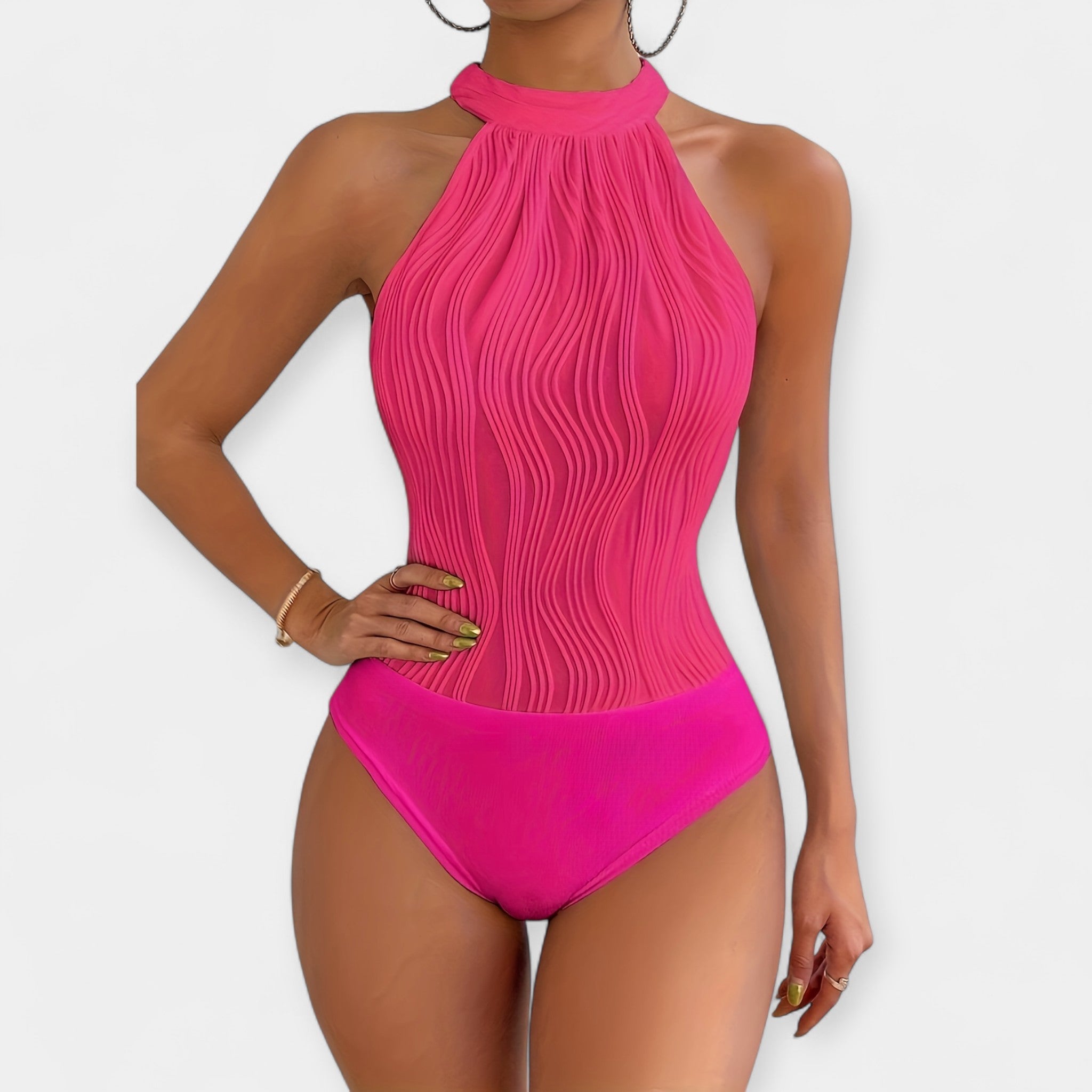 Full Bodysuit with Adjustable Ruching