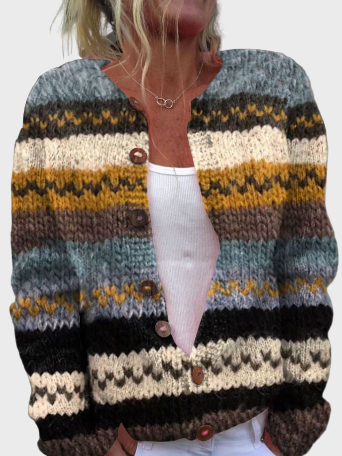 Knitted Gilet with Design