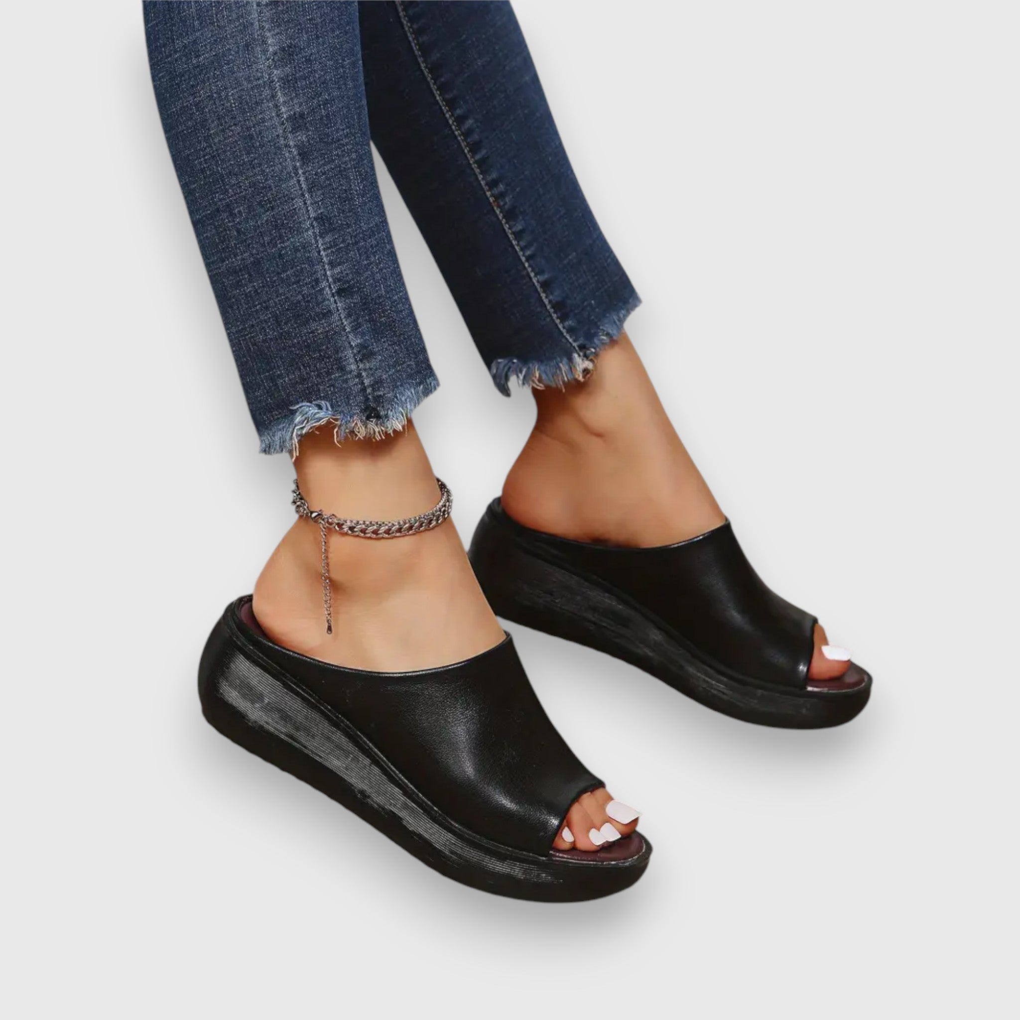 Sandals with Soft Texture