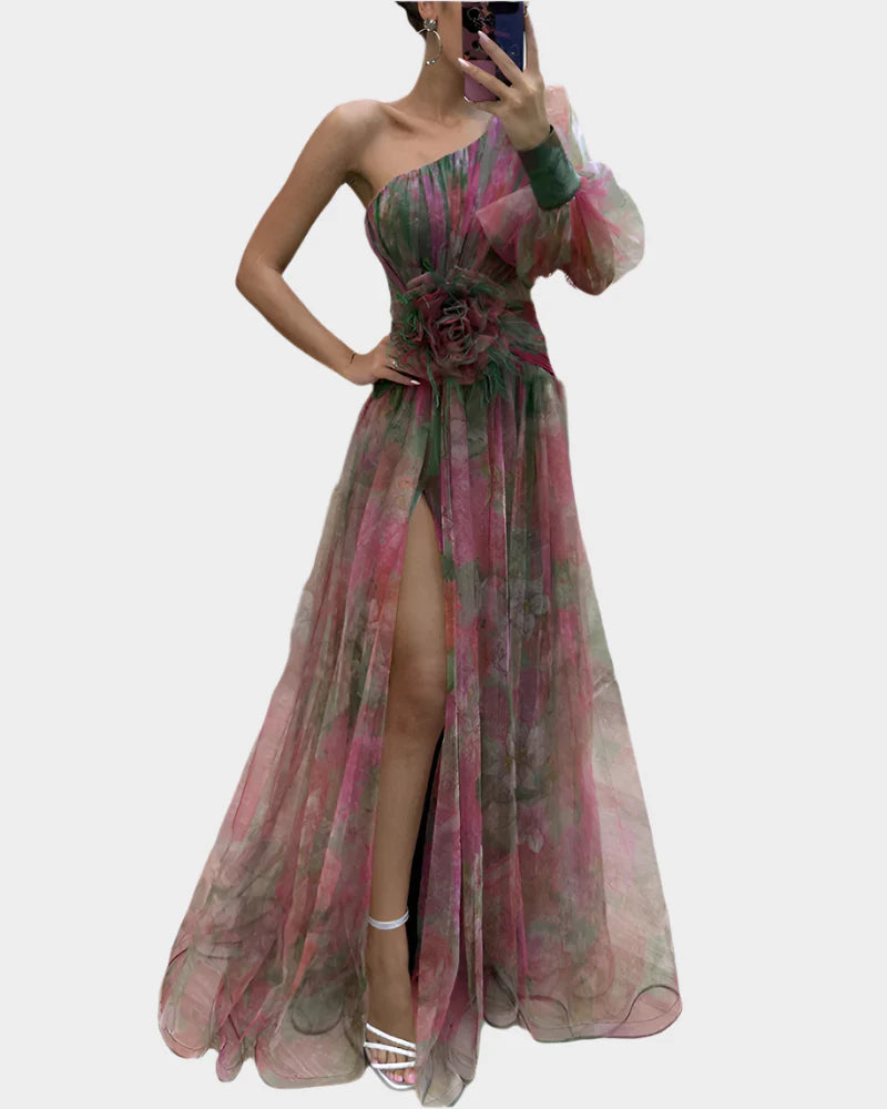 Romantic Dress with a Split