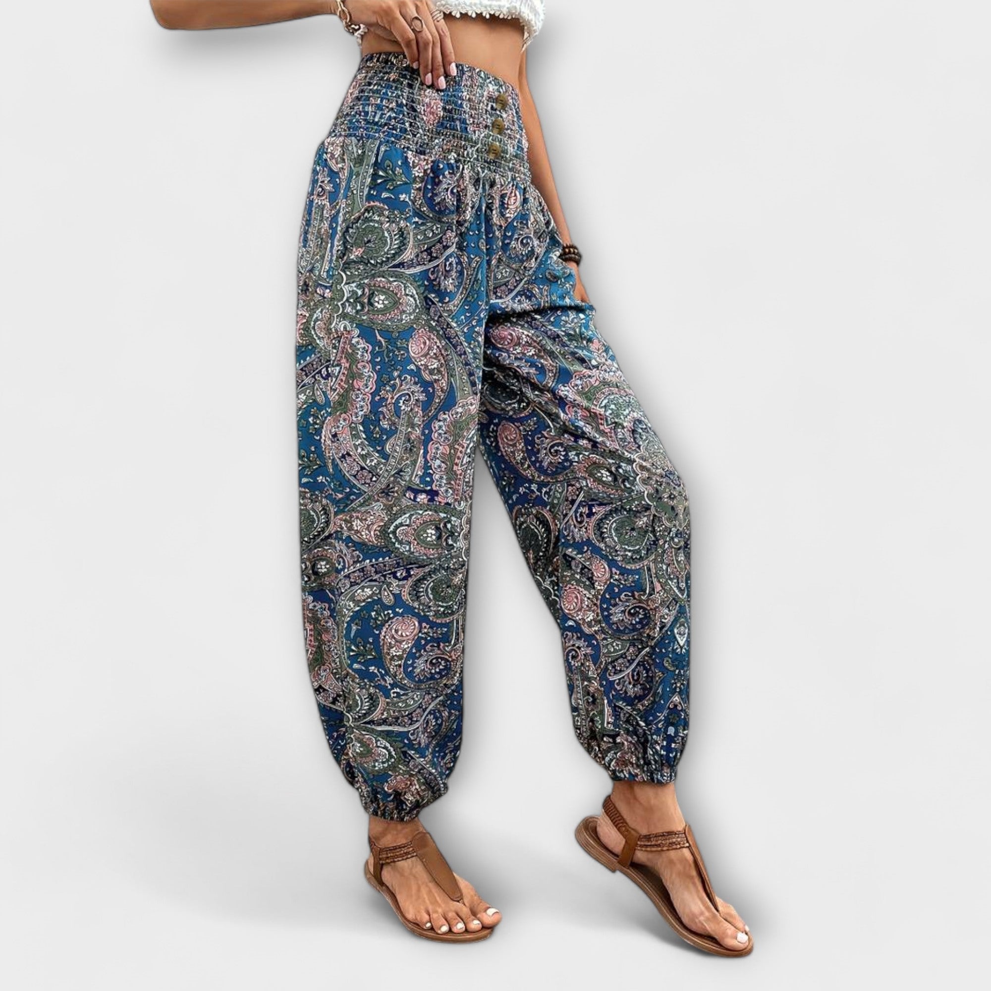 Pants with Ethnographic Design