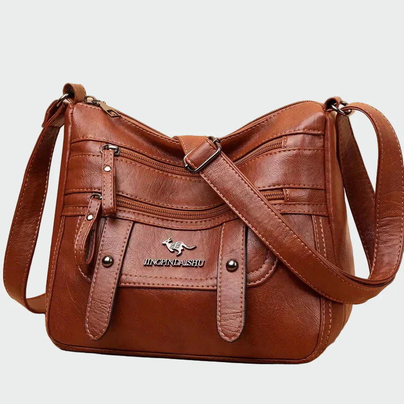 Elegant Leather Hand Luggage