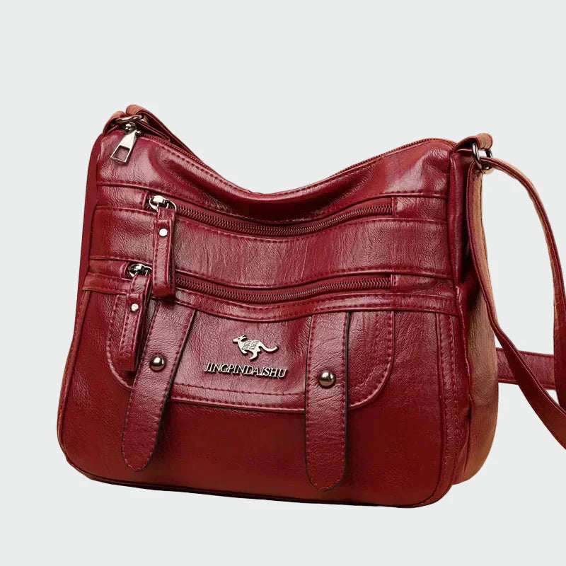 Elegant Leather Hand Luggage