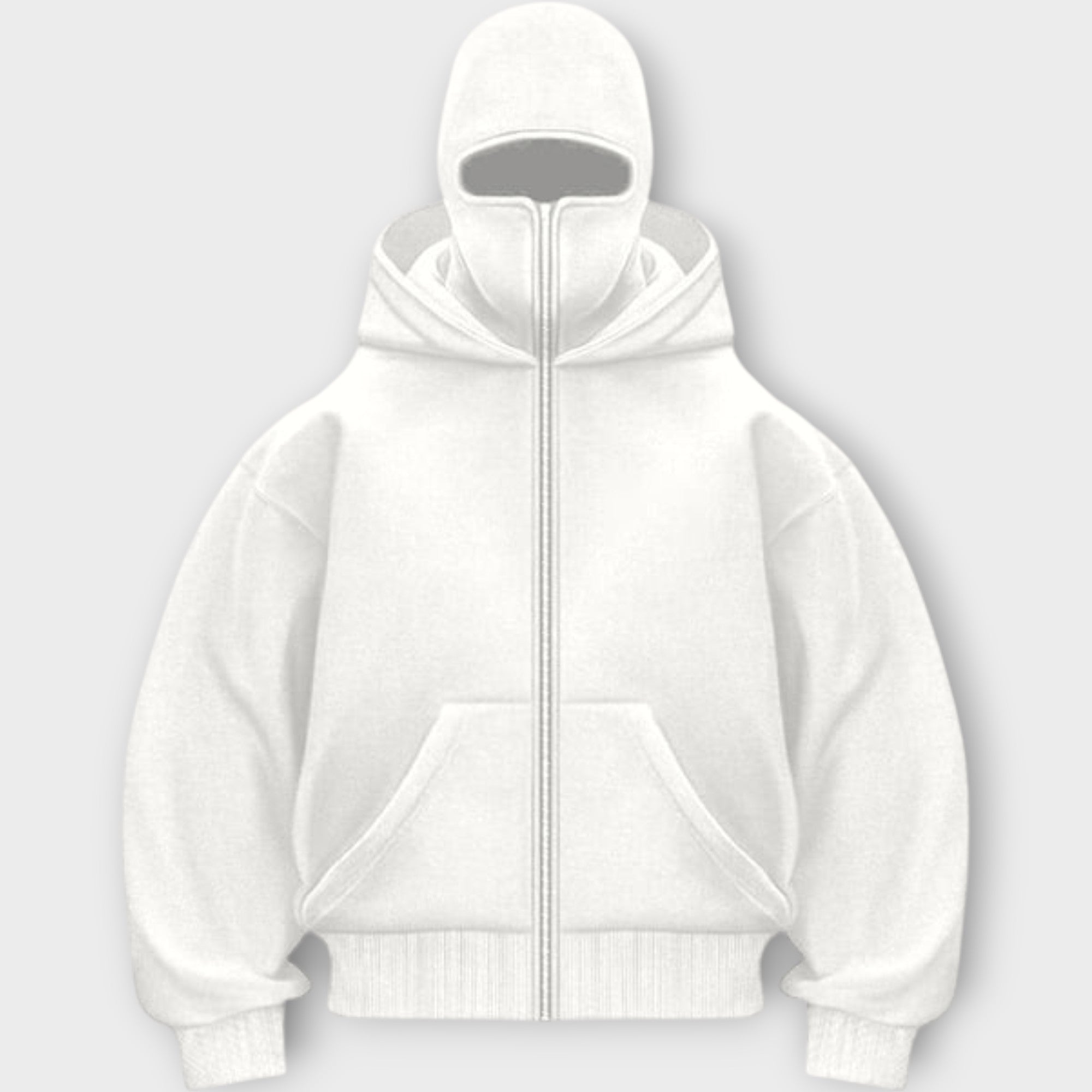 Hooded Sweatshirt with Front Zip