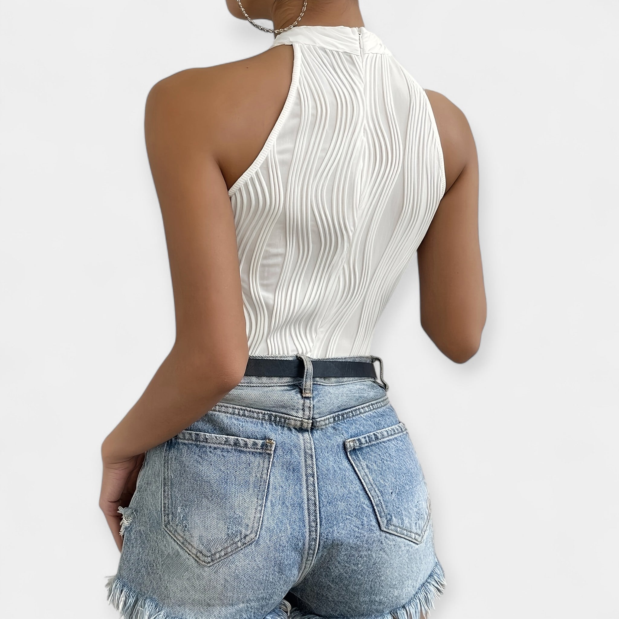 Full Bodysuit with Adjustable Ruching