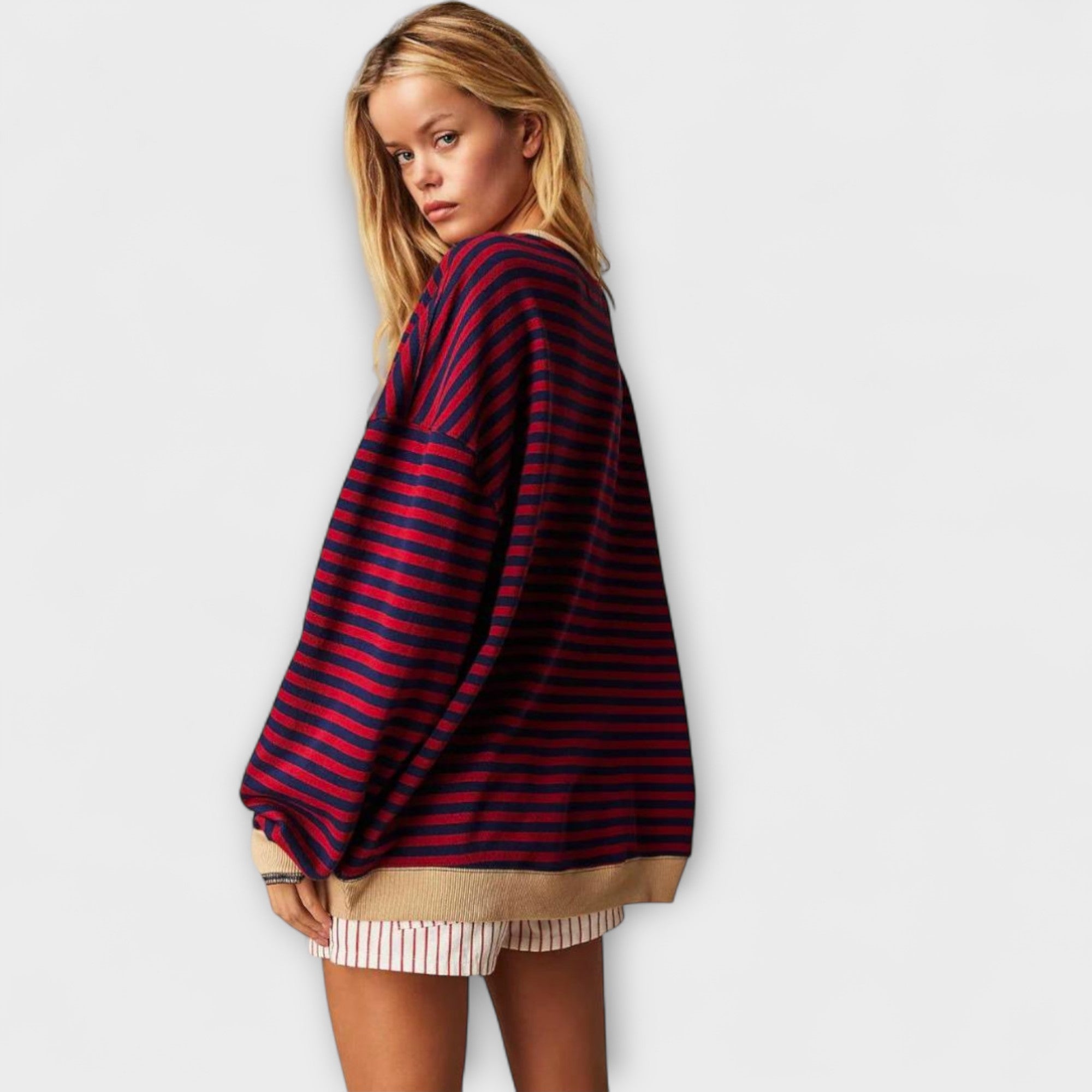 Mary - Striped Oversize Sweater