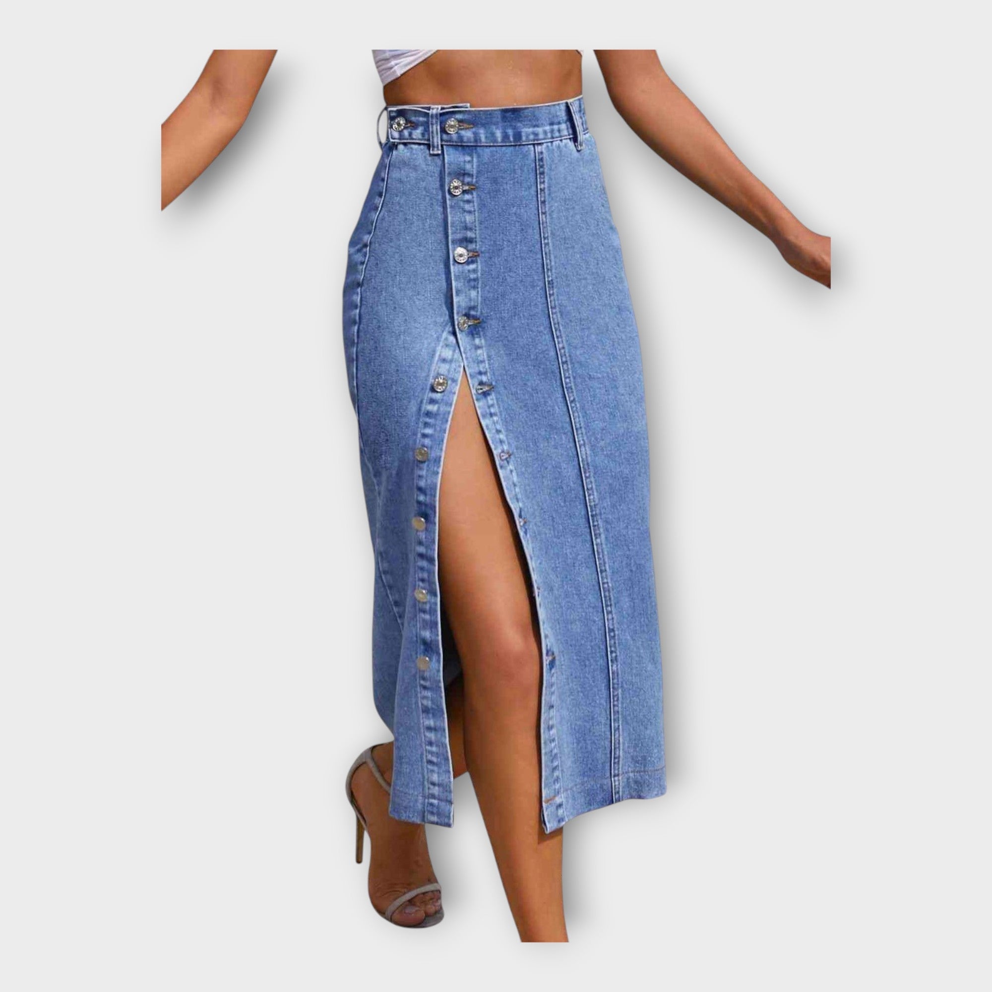 Maxi Skirt with Buttons