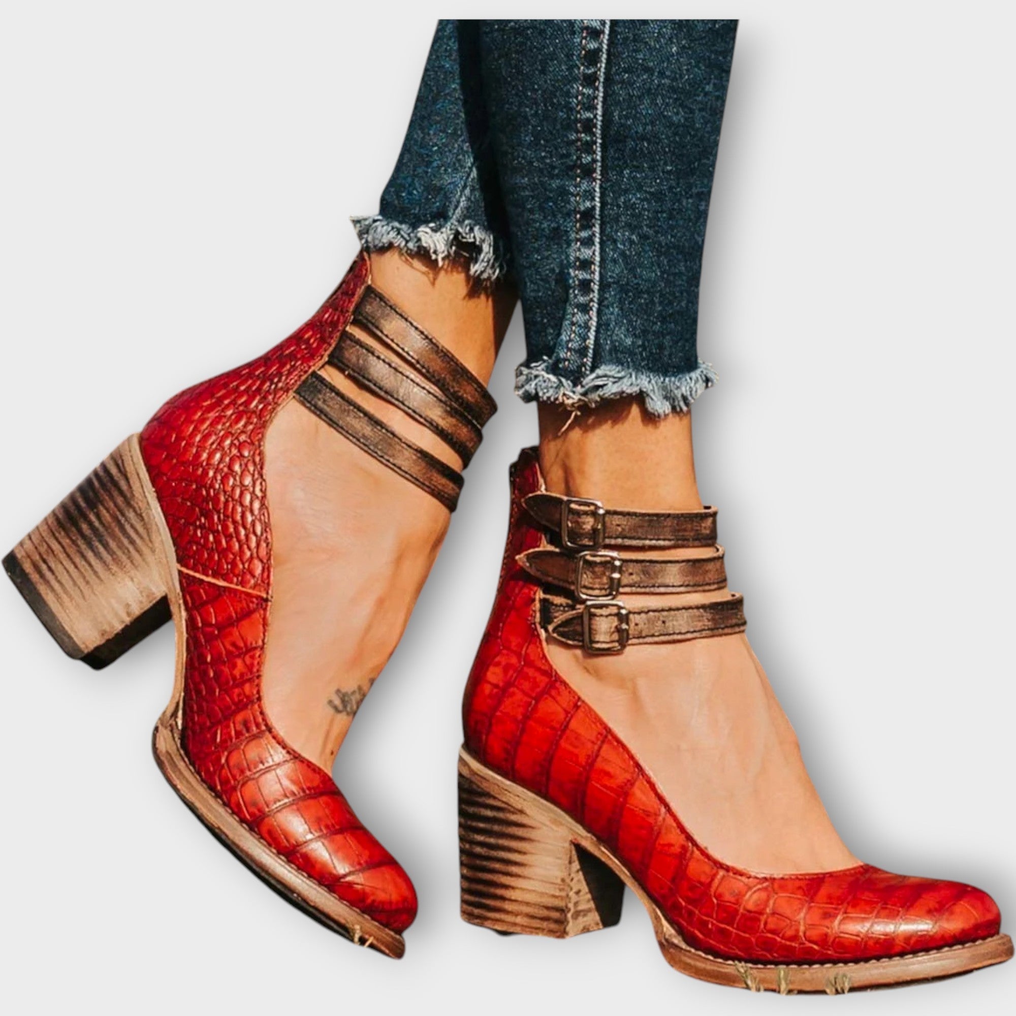 Strappy Heeled Shoes