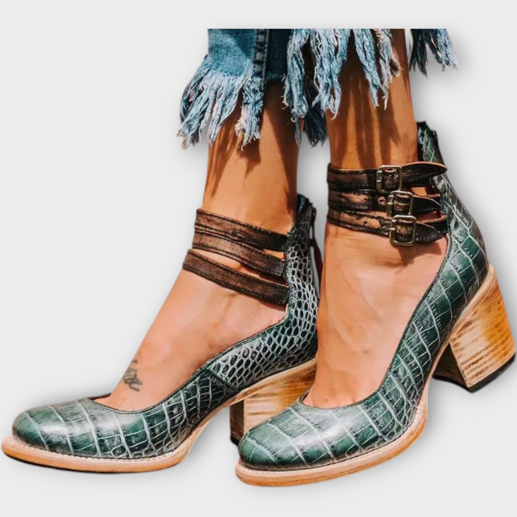 Strappy Heeled Shoes