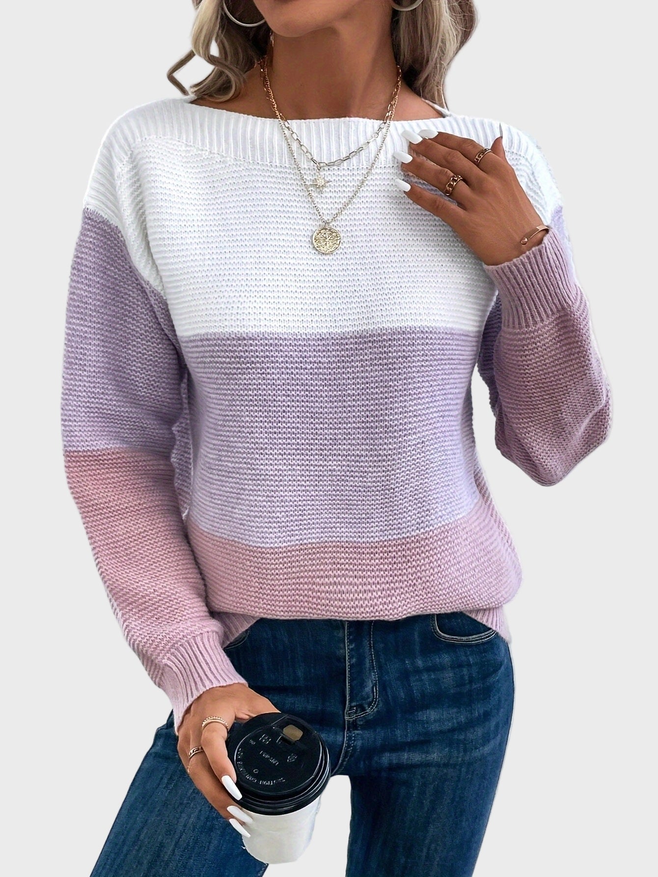 Elegant Knitted Roll Neck