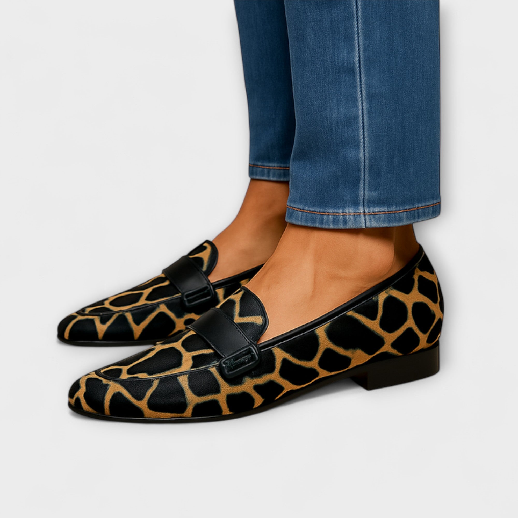Wale - Leopard Print Moccasin