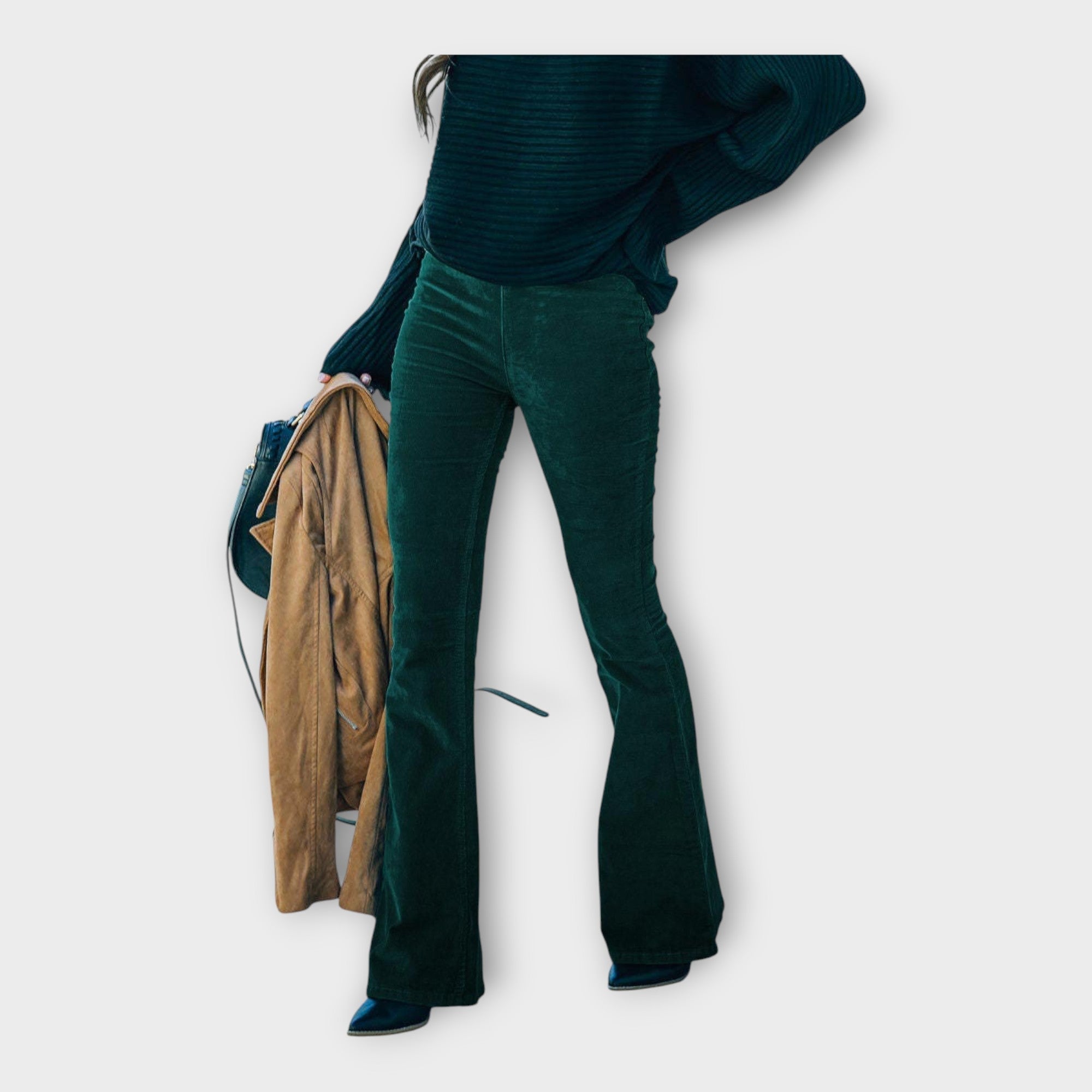 Elegant Bell-Bottom Trousers