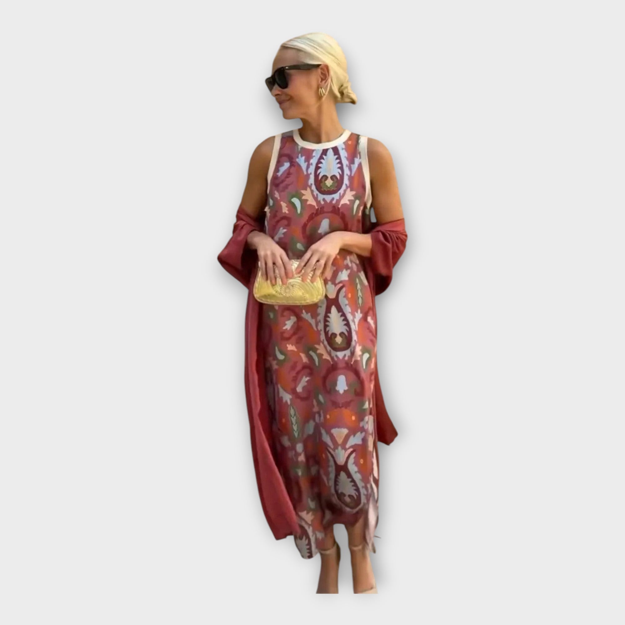 Elegant Dress with Impressive Patterns