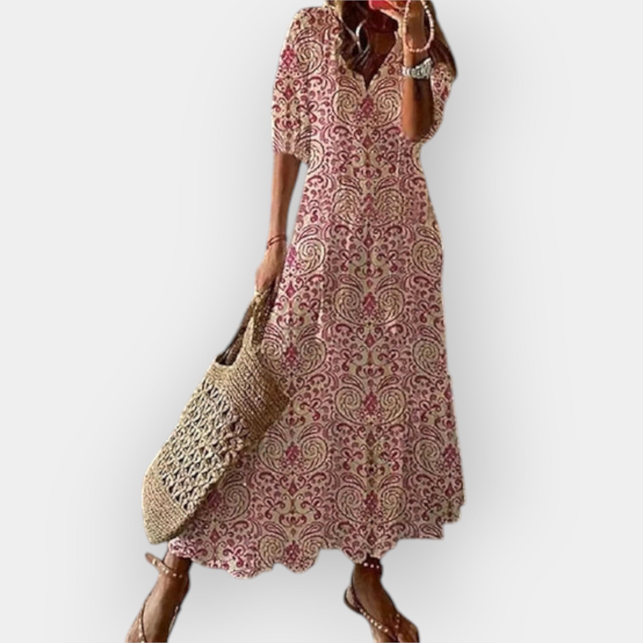Maxi Dress with Bohemian Style